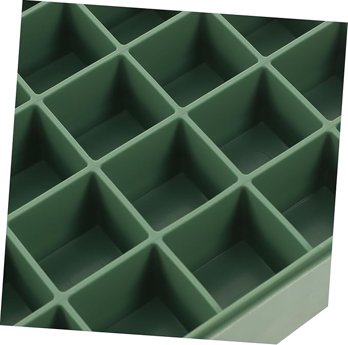 Ice Cube Storage Box with Lid and Scoop – 20x14x10cm BPA-Free Large Capacity Freezer Container for Ice, Fruit, or Snacks